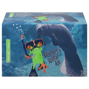 1300 Mile Brewing Wheat Ale, Blueberry