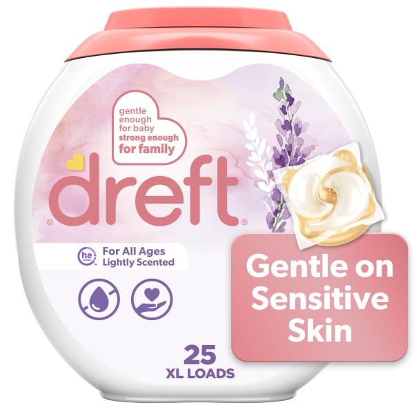 Dreft Laundry Detergent XL Pacs, 25 Count Publix Super Markets