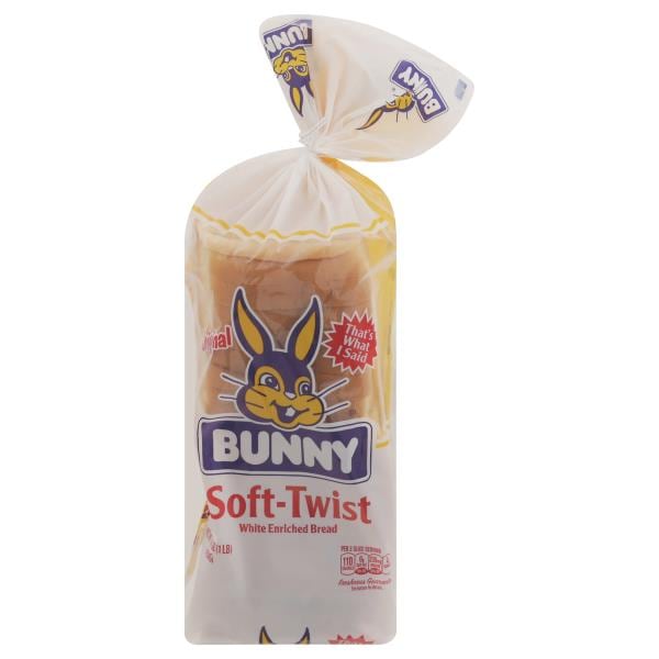 Bunny Soft-Twist Bread, Enriched, White, Original | Publix Super Markets