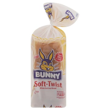 Bunny Soft-Twist Bread, Enriched, White, Original