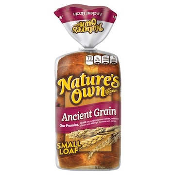 Nature's Own Ancient Grain, Small Loaf Size, Sliced Bread, 12 oz Loaf