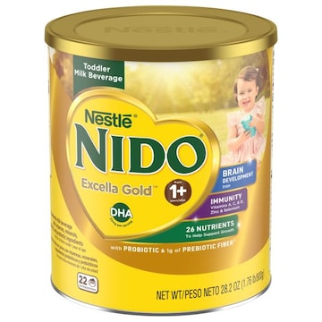 Nido Excella Gold Milk Beverage, Toddler, Powdered, 1+ Years