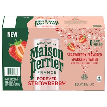 Maison Perrier Sparkling Water, Forever Strawberry