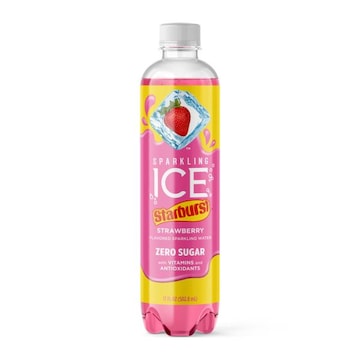 Sparkling Ice Starburst Strawberry 17oz Bottle