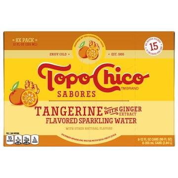 Topo Chico Sparkling Water, Tangerine with Ginger Extract