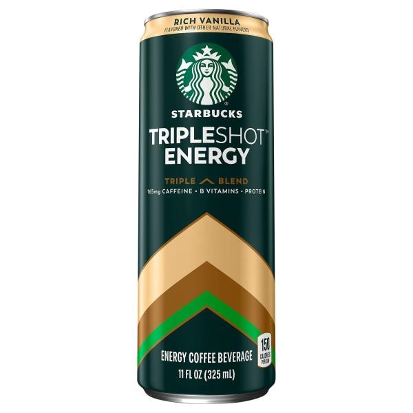 Starbucks Tripleshot Energy Coffee Beverage Rich Vanilla Flavored