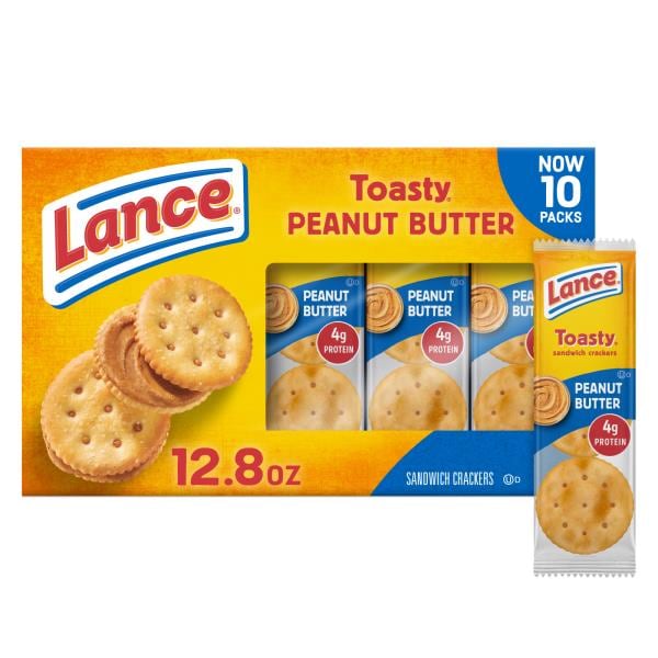 Lance® Toasty Toasty Peanut Butter Sandwich Crackers | Publix Super Markets