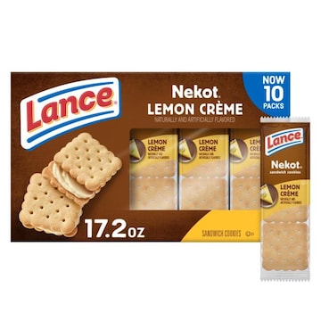 Lance® Nekot Nekot Lemon Creme Sandwich Cookies