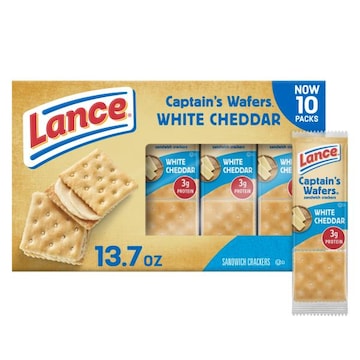 Lance® Captain's Wafers Captain's Wafers White Cheddar Sandwich Crackers