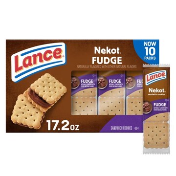Lance® Nekot Nekot Fudge Flavored Sandwich Cookies