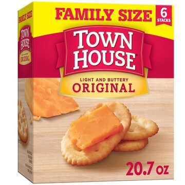 Town House Oven Baked Crackers Original, Lunch Snacks