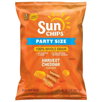 SunChips Whole Grain Harvest Cheddar Whole Grain Snacks Party Size