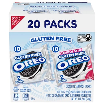 Oreo Chocolate Sandwich Cookies, Gluten Free, 20 Packs