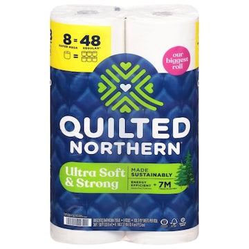 Quilted Northern Bathroom Tissue, Unscented, Ultra Soft & Strong, 2-Ply
