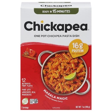 Chickapea Pasta Dish, Masala Magic