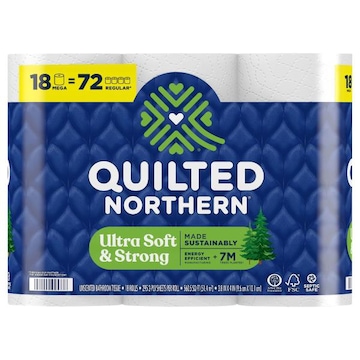 Quilted Northern Ultra Soft & Strong 2-Ply Unscented Mega Rolls Bathroom Tissue
