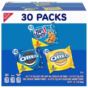 Mondelez Cookies, Sweet Treats, 30 Pack