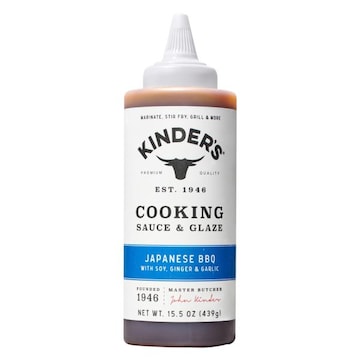 Kinder's Cooking Sauce & Glaze, Japanese BBQ with Soy, Ginger & Garlic