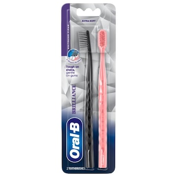 Oral-B Brillance Toothbrushes, Extra Soft