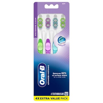 Oral-B Soft Advanced Whitening Toothbrushes Extra Value Pack