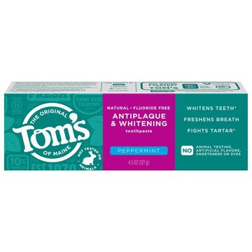Tom's of Maine Antiplaque & Whitening Peppermint Toothpaste