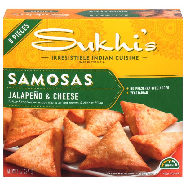 Sukhi's Indian Samosa Frozen Appetizer Snack Jalapeno Cheese Publix