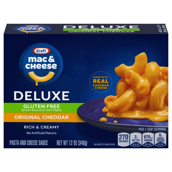 Kraft Deluxe Gluten Free Original Cheddar Mac & Cheese | Publix