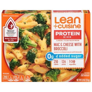 Lean Cuisine Protein Kick Mac & Cheese with Broccoli
