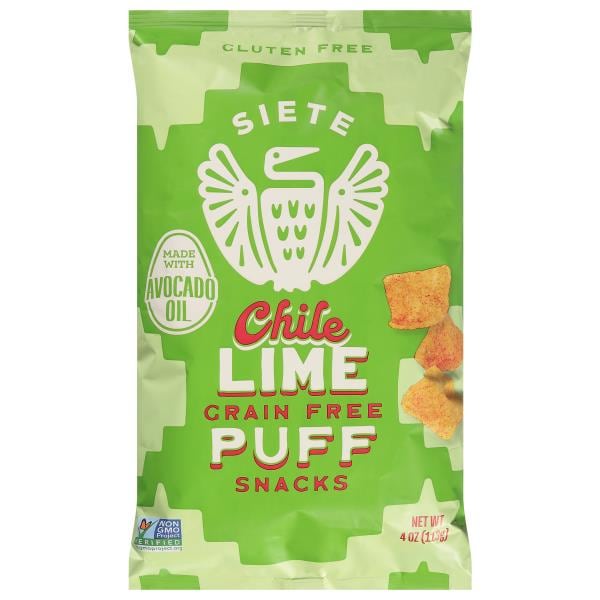 Siete Puff Snacks, Grain Free, Chile Lime | Publix Super Markets