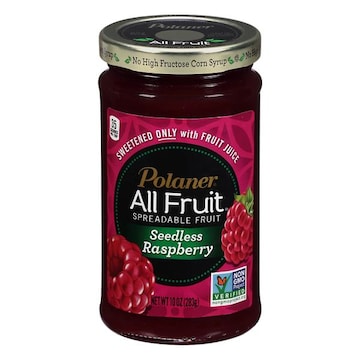 Polaner All Fruit Seedless Raspberry Spreadable Fruit, Gluten-Free