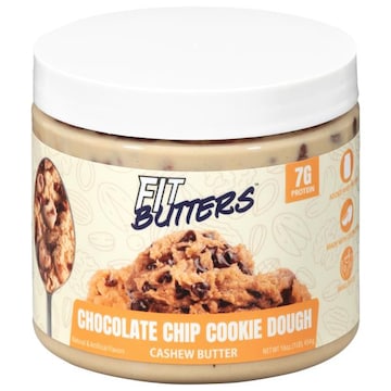 Fit Butters Cashew Butter, Chocolate Chip Cookie Dough
