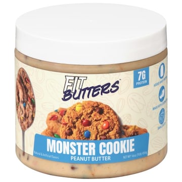 Fit Butters Peanut Butter, Monster Cookie