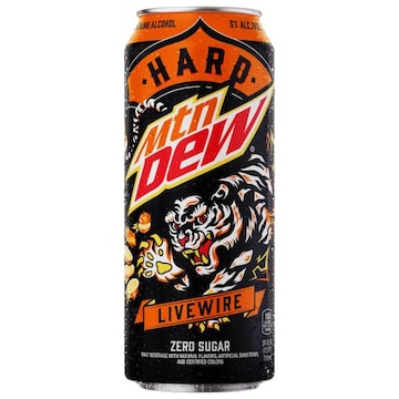Mtn Dew Livewire Hard Zero Sugar Malt Beverage
