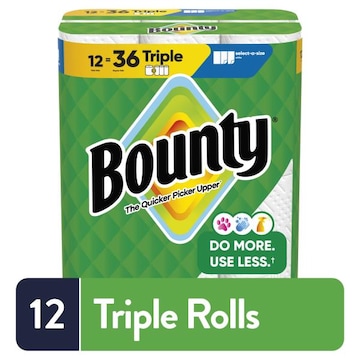 Bounty Paper Towels Select-A-Size, 12 Count