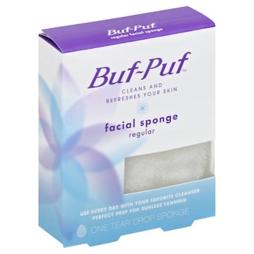 Buf Puf Facial Sponge, Tear Drop, Regular