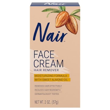 Nair Face Cream Nourishing Formula with Sweet Almond Oil Hair Remover