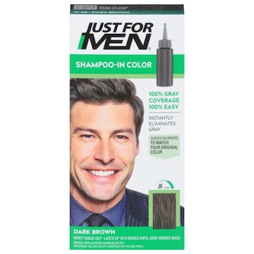 Just For Men Shampoo-in Color, Dark Brown H-45