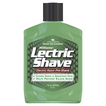 Lectric Shave Williams Electric Razor Pre-Shave, with Soothing Green Tea Complex