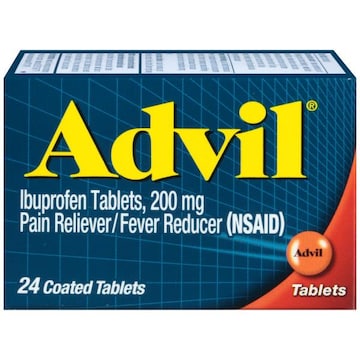 Advil Pain Reliever and Fever Reducer, 24 Count