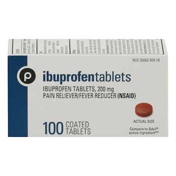 Publix Ibuprofen, 200 mg, Tablets