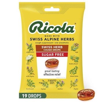 Ricola Sugar Free Swiss Herb Cough Drops