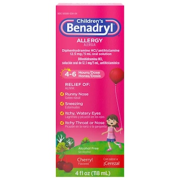 Benadryl Children's Cherry! Flavored Allergy