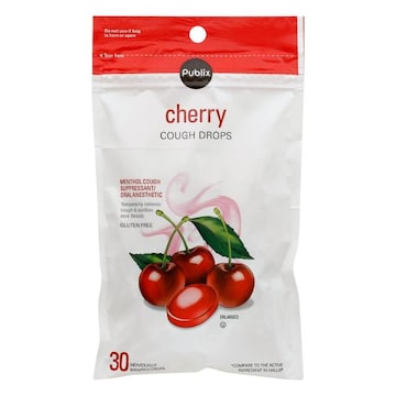 Publix Cough Drops, Cherry