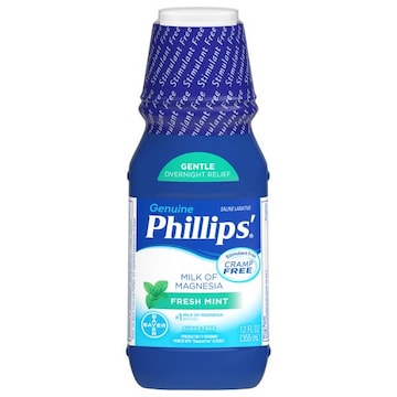 Phillips Genuine Milk of Magnesia, Sugar Free, Fresh Mint
