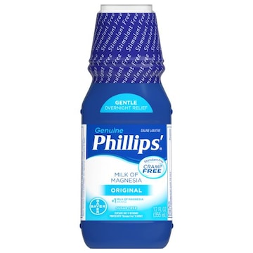 Phillips Genuine Saline Laxative, Milk of Magnesia, Original