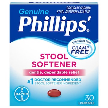 Phillips Genuine Stool Softener, Liquid Gels
