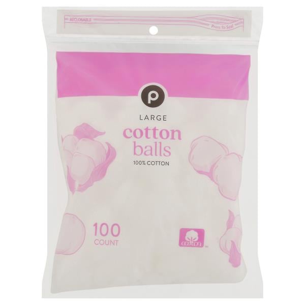 Publix Cotton Balls, Large Publix Super Markets