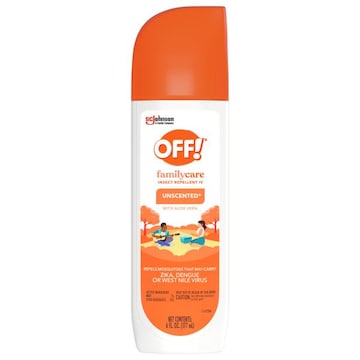 OFF! FamilyCare Mosquito Repellent Unscented Bug Spray, 6 oz