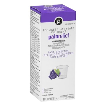 Publix Pain Relief, 160 mg, Children's, Grape Flavor