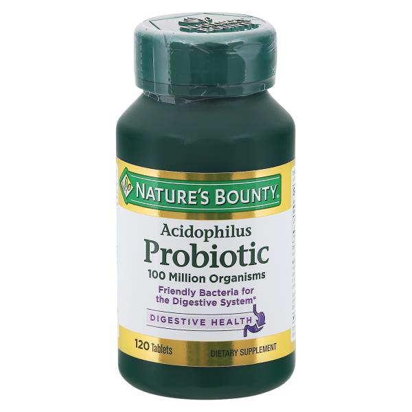 Nature's Bounty Acidophilus Probiotic, Tablets | Publix Super Markets